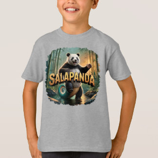 Salapanda Illustration – Salamander Panda Funny T-Shirt