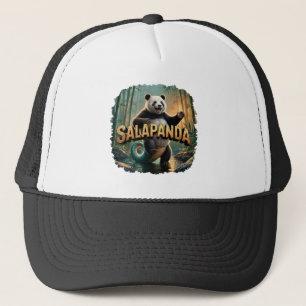 Salapanda Illustration – Salamander Panda Funny Trucker Hat