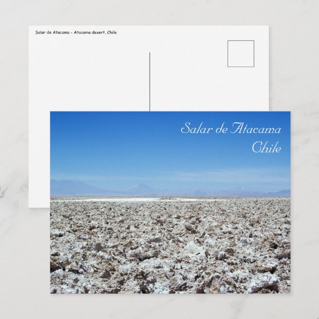 Salar de Atacama - Atacama desert, Chile Postcard (Front/Back)
