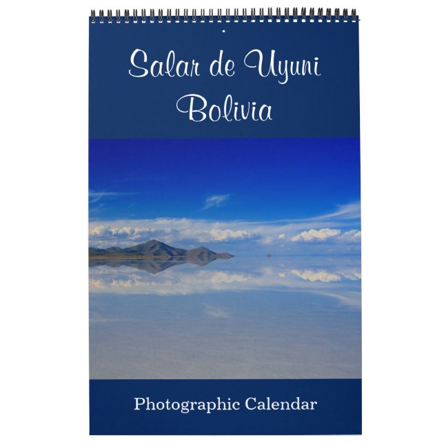 salar de uyuni bolivia calendar (Cover)