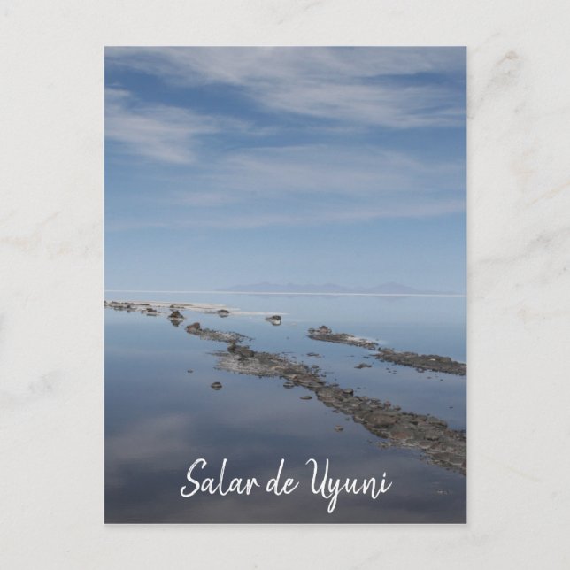 salar de uyuni bolivia postcard (Front)