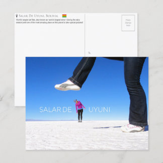 Salar De Uyuni, Bolivia Postcard