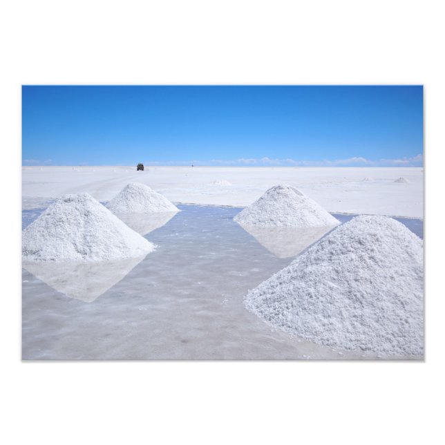 Salar de Uyuni salt flats photo print (Front)