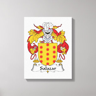 Salazar Family Crest Canvas Print