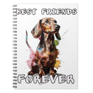 Salchicha Dachshund mejor amigo para siempre Notebook