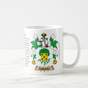 Salcido, the Origin, the meaning and the crest Coffee Mug