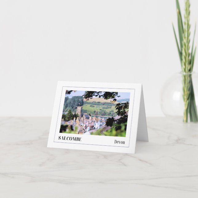 Salcombe, Devon Card (Front)