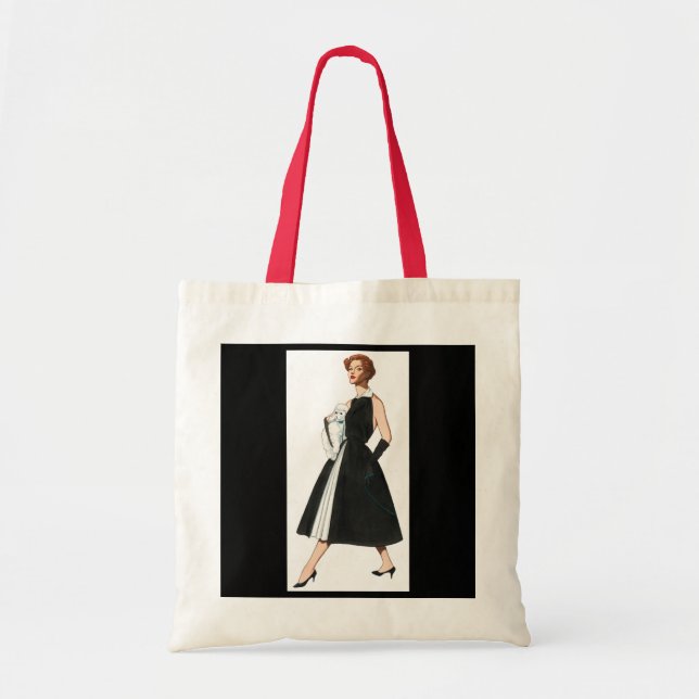 SALE - 1951 Mainbocher Shopping Tote Bag (Front)