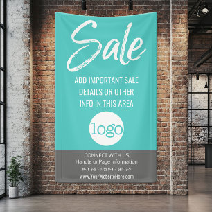 Sale Advertisement - Add Logo and Details Banner