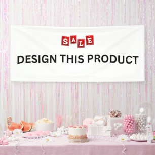 SALE! Banner - 2.5' x 6' - Indoor - Custom