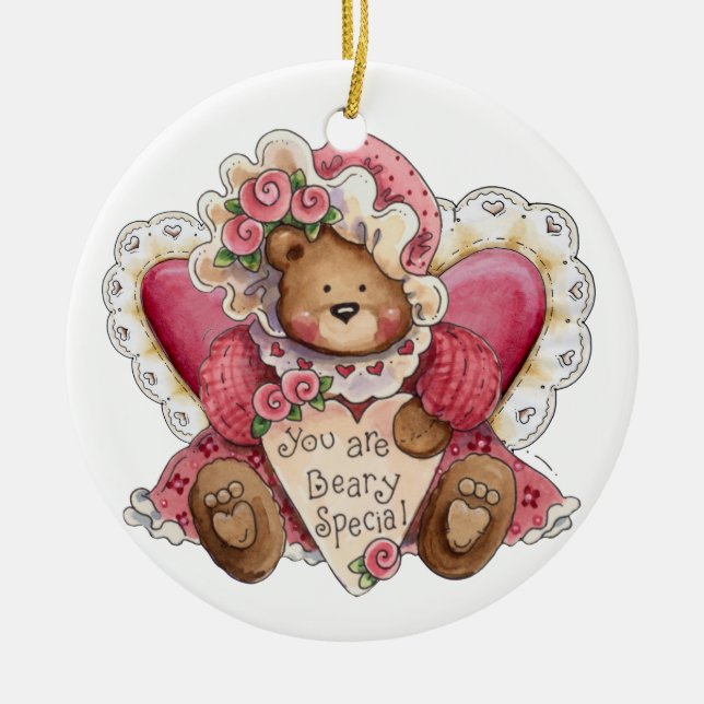 SALE!Beary Special - SRF Ceramic Tree Decoration (Front)