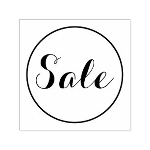 Sale Black Self-inking Stamp
