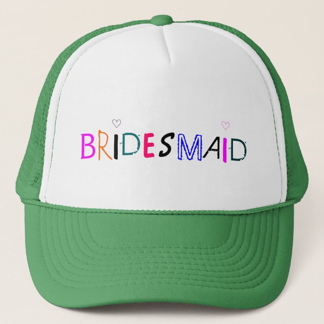 SALE! Bridesmaid Trucker Hat (Front)