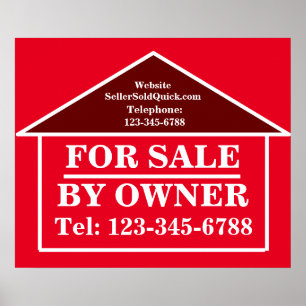 SALE BY OWNER Custom Real Estate For Sale  Poster