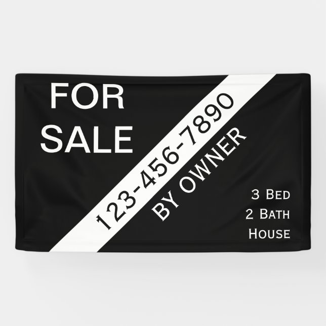 Sale By Owner House Sale Banner (Horizontal)