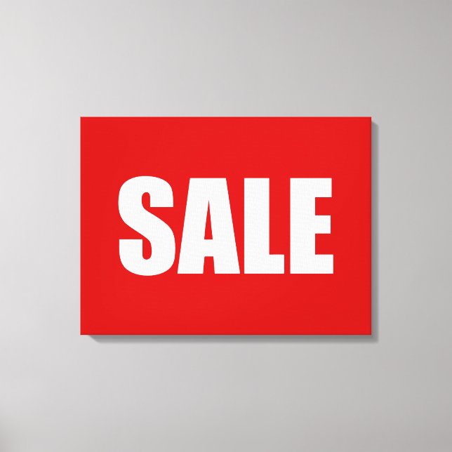 SALE CANVAS PRINT (Front)