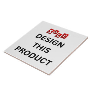 SALE! Ceramic Tile - Large (6" X 6") - Custom