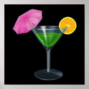 SALE ! Cocktail Poster by SRF