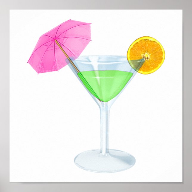 SALE ! Cocktail Poster by SRF (Front)