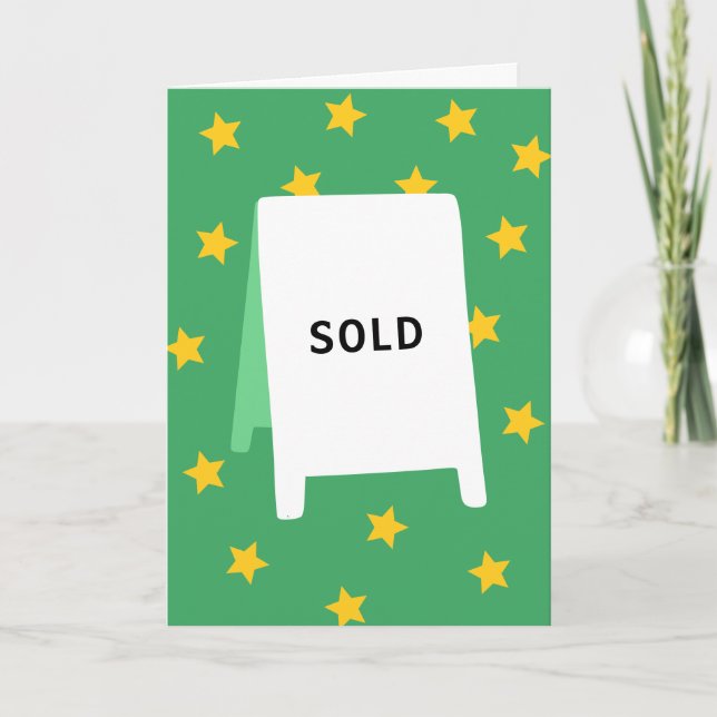 Sale Congrats  Card (Front)
