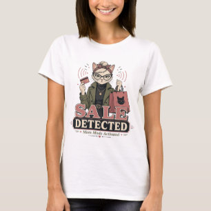 Sale Detected Mum Mode Activated Funny Cat Shirt
