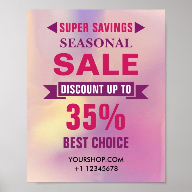 SALE Discount Shop  Poster (Front)