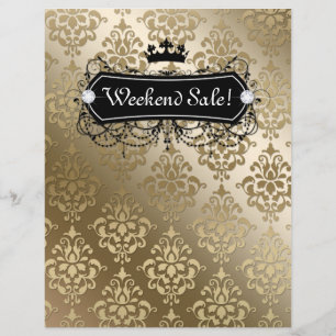SALE Flyer Fashion Jewellery Salon Crown Gold