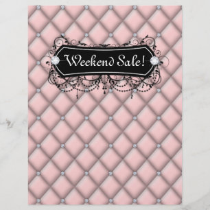 SALE Flyer Fashion Jewellery Salon Makeup Tufted