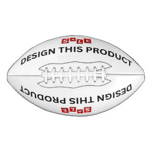 SALE! Football 2 Panel - Regulation Sized - Custom American Football