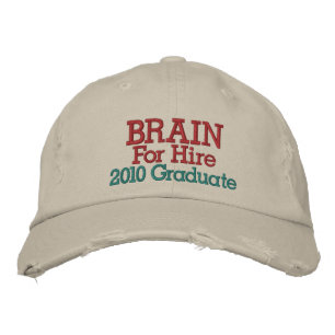 SALE ! Graduate Cap - Brain for Hire !