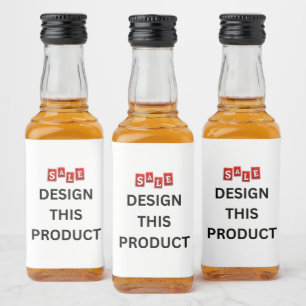 SALE! Mini Liquor Bottle Labels (3x2) - Set of 10
