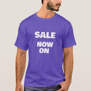 SALE NOW ON T-Shirt – Purple Retail Staff Shirt 