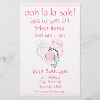Sale - ooh la la! flyer