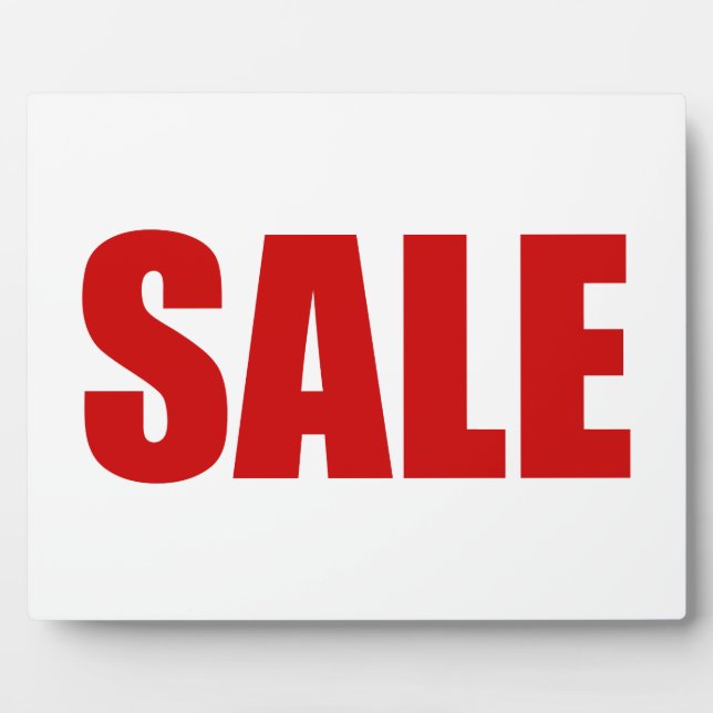 SALE PLAQUE (Front)