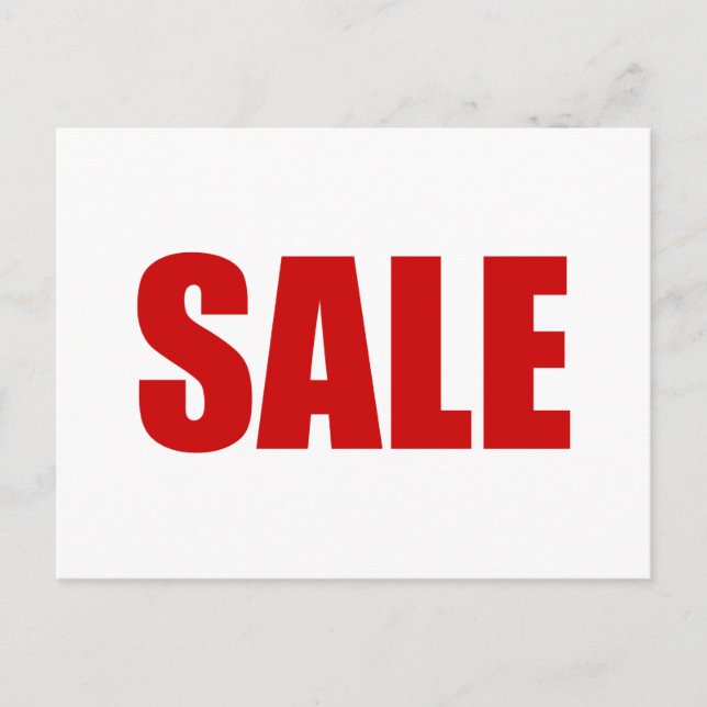 SALE POSTCARD (Front)