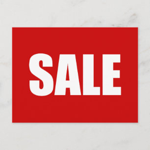 SALE POSTCARD