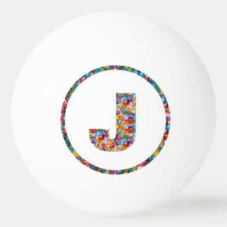 SALE PRICE ALPHABET ART JJJ 3* Ping Pong Ball