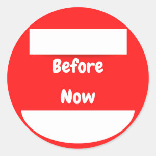 sale price classic round sticker