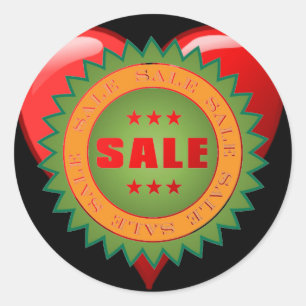 Sale Sticker Round Sticker