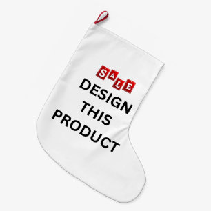 SALE! Stocking Large - Brushed Poly - 2 Sided