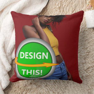 SALE! Throw Pillow  Big 20"x20" Cotton -Customise 