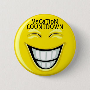 SALE! Vacation COUNTDOWN - SRF 6 Cm Round Badge