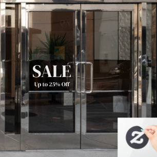 Sale Window Sign for Business - Custom Text