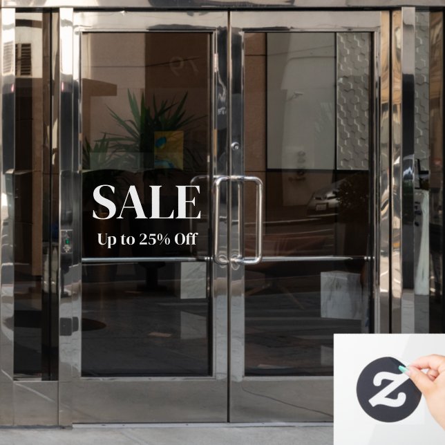 Sale Window Sign for Business - Custom Text (Office Door)