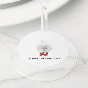 SALE! Wine Glass Tags (2.5") - Set of 12 - Round