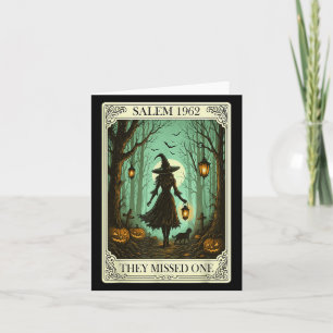 Salem 1692 Halloween Witch They Missed One Tarot C Card