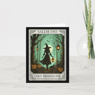 Salem 1692 Halloween Witch They Missed One Tarot C Card