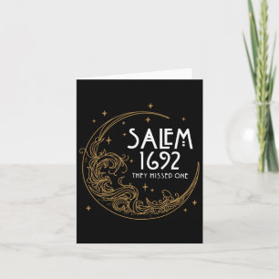 Salem 1692 They Missed One Halloween Costume 1 Card