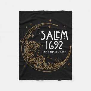 Salem 1692 They Missed One Halloween Costume 1 Fleece Blanket