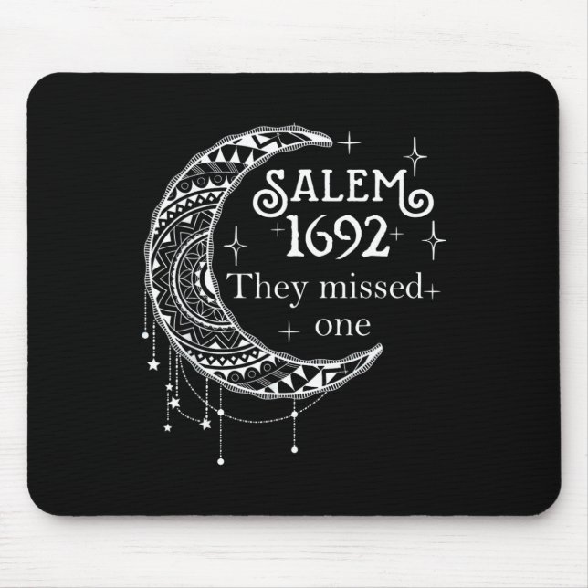 Salem 1692 They Missed One - Salem Witch 1692 Hall Mouse Mat (Front)